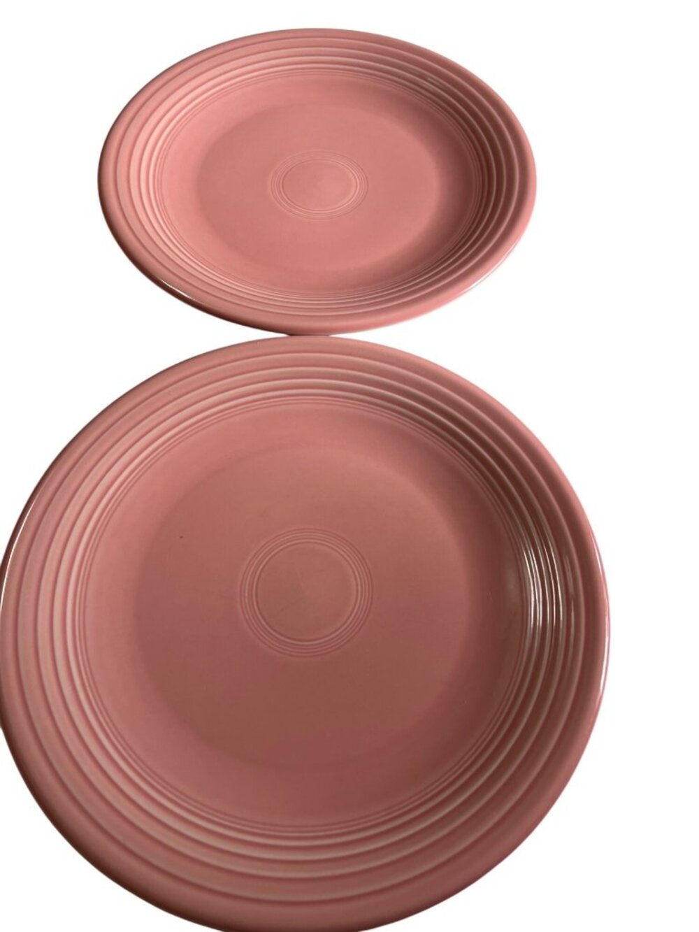 Vintage Fiesta 11.75" Rose Pink Chop Plate